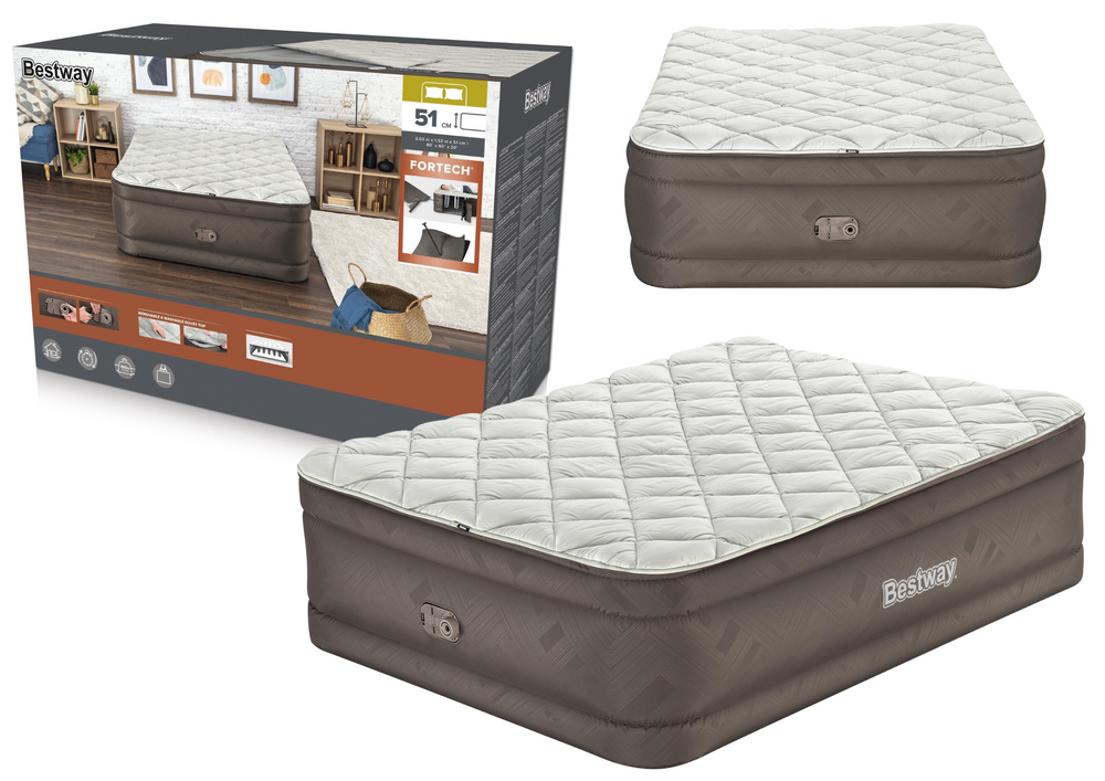 Pripučiamas čiužinys bestway 69145, 203x152x51 cm