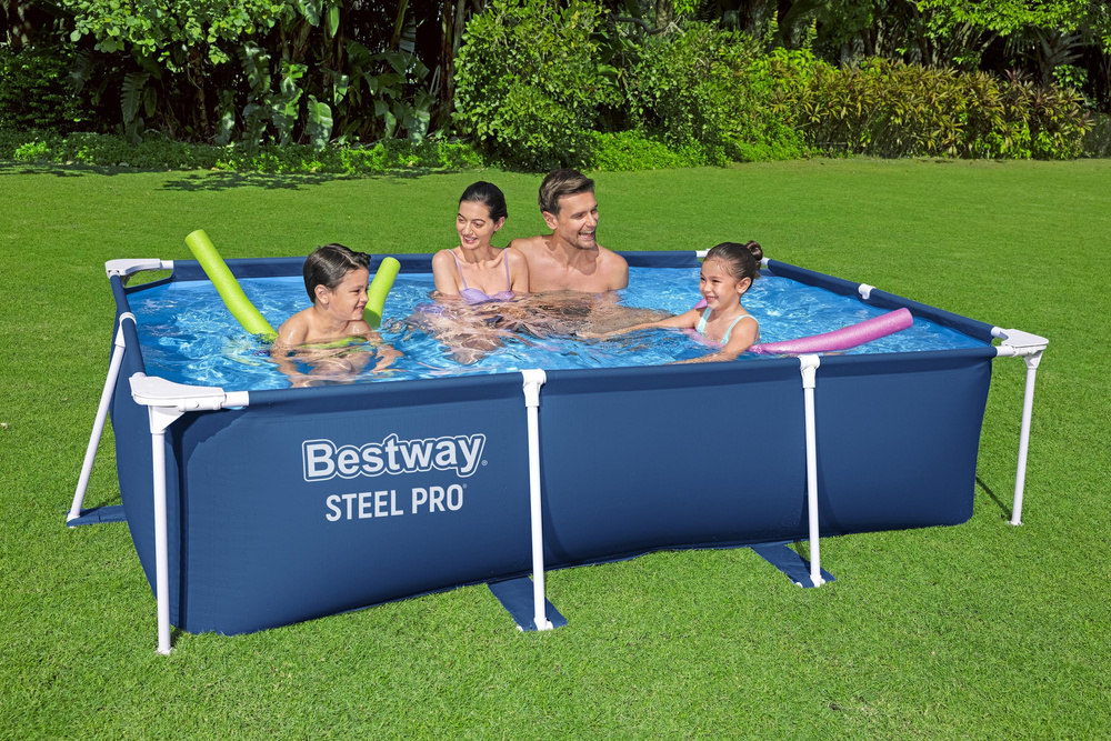 Baseinas metaliniu rėmu Steel Pro Bestway 259x170x61cm, mėlynas