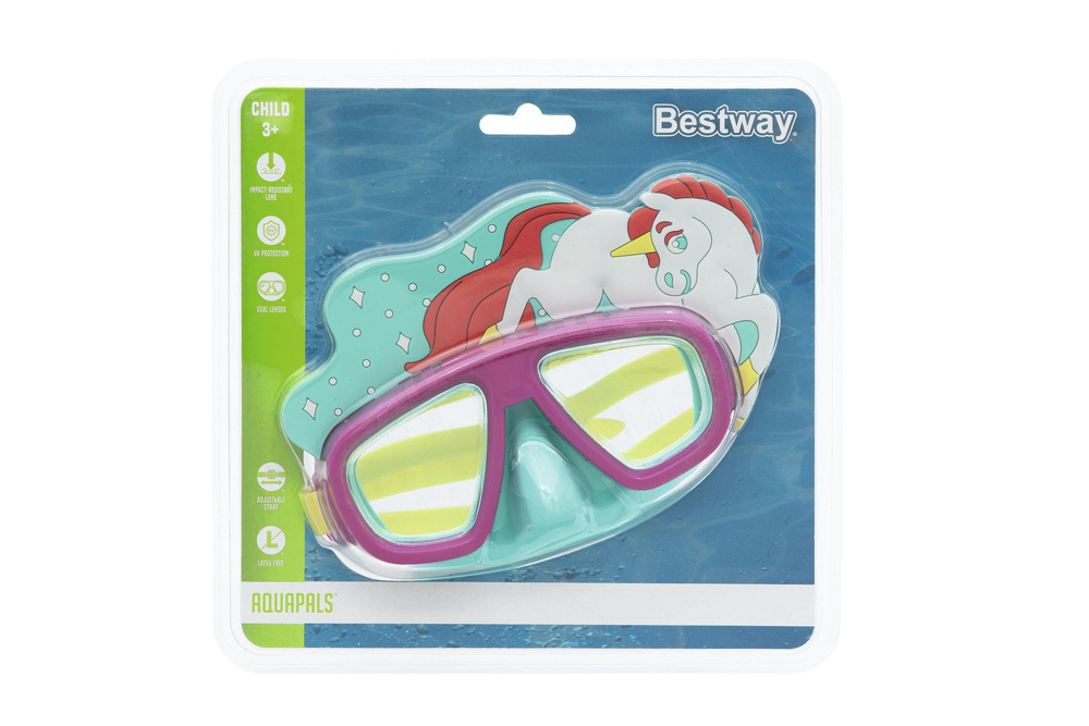 Vienaragio plaukimo akiniai vaikams bestway 22064
