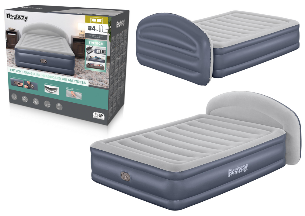 Pripučiamas čiužinys bestway 671bd, 152 x 229 x 84 cm