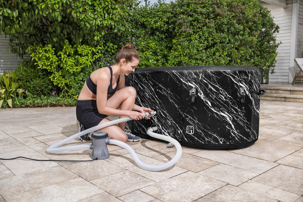 Pripučiama ledo vonia bestway 6002q, 152x92x71 cm