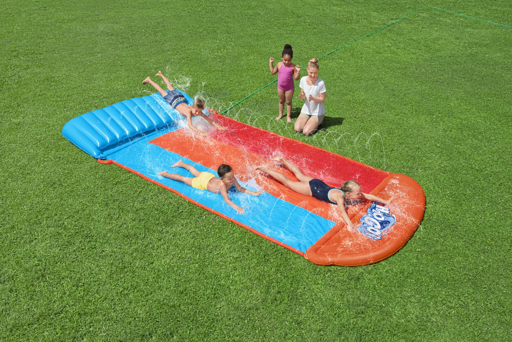 Trivietė vandens čiuožykla bestway, 488 cm