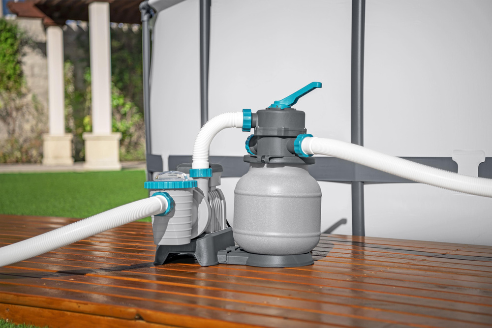 Baseino vandens smėlio filtras su pompa bestway flowclear, 5 678 l/h