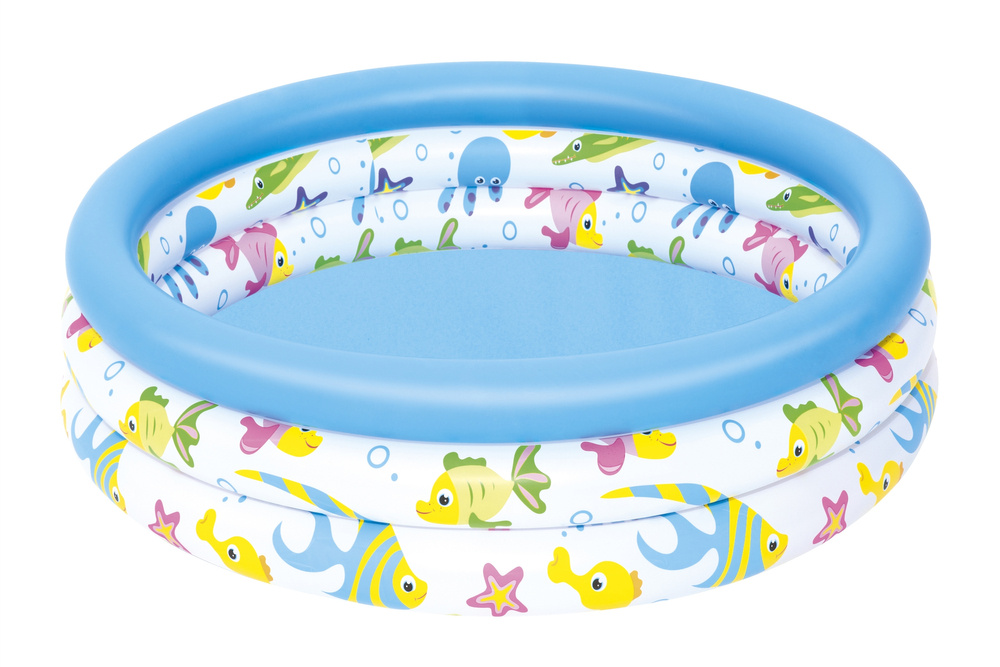Pripučiamas baseinas bestway coral kids, 102x25 cm, be filtro