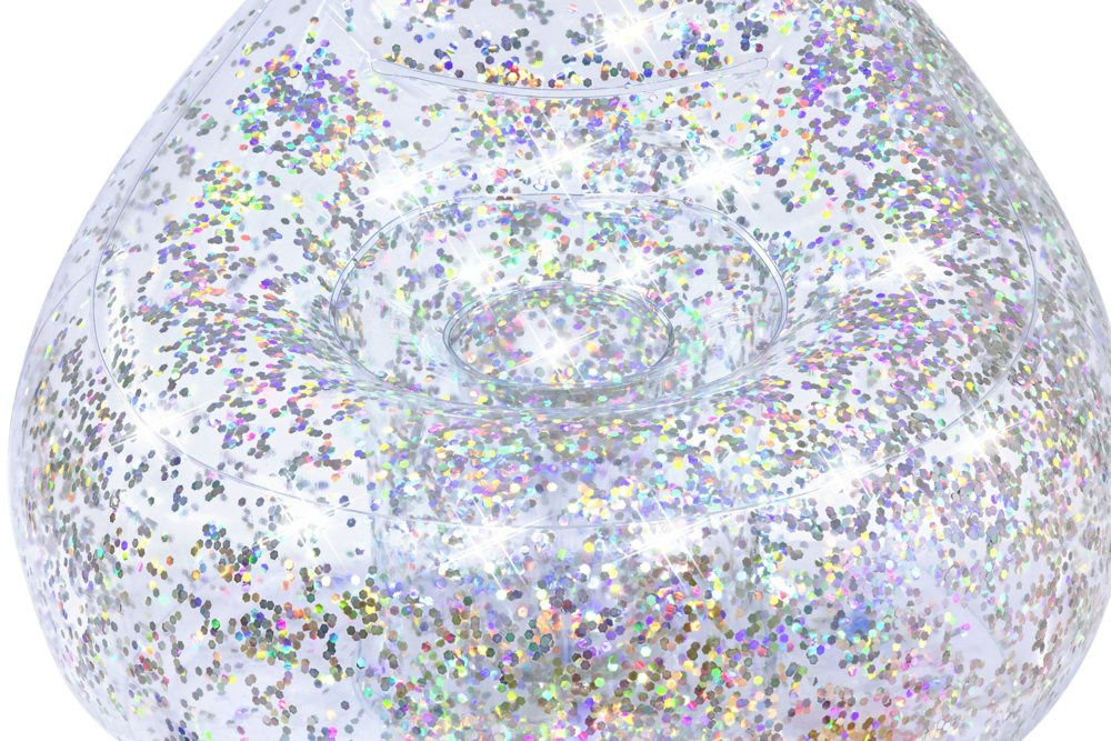 Pripučiamas fotelis bestway glitter dream, 72x64 cm