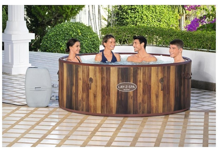 Sukūrinė vonia bestway, 180 x 66 cm, su filtru