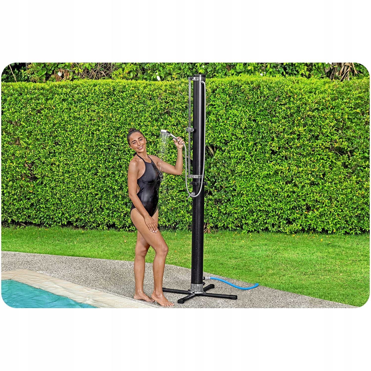 Lauko dušas Bestway Solar Flow, juodos spalvos, 20l