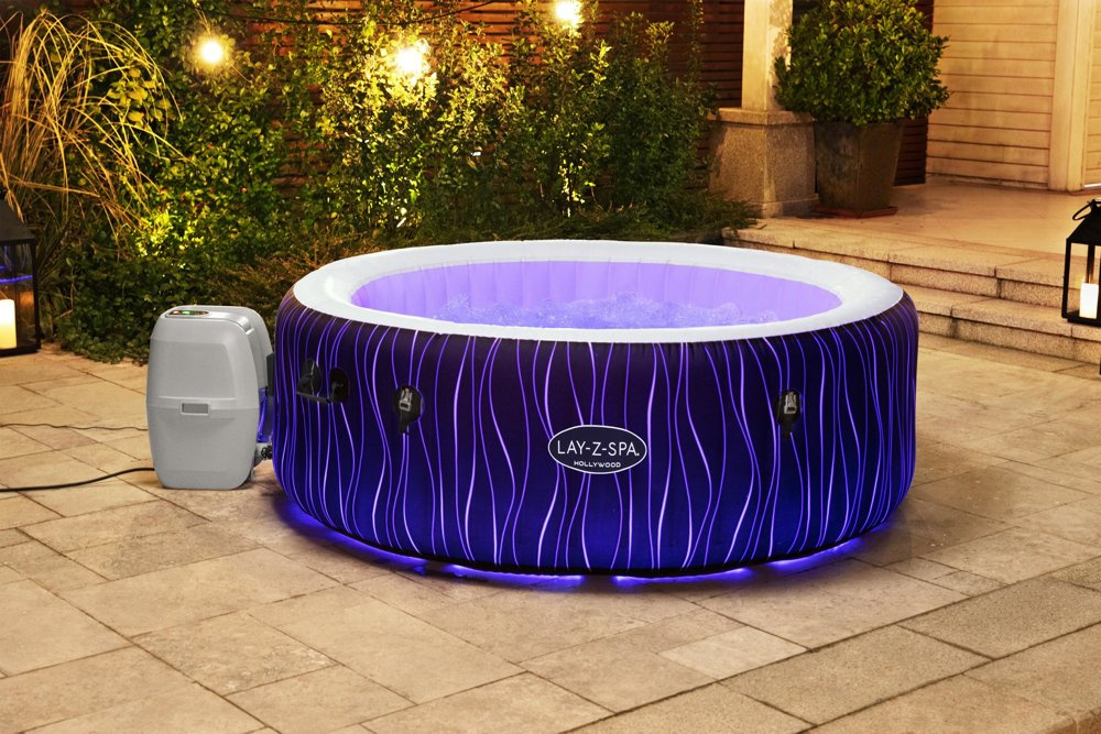 Masažinis baseinas bestway lay-z-spa hollywood airjet, 196x66 cm