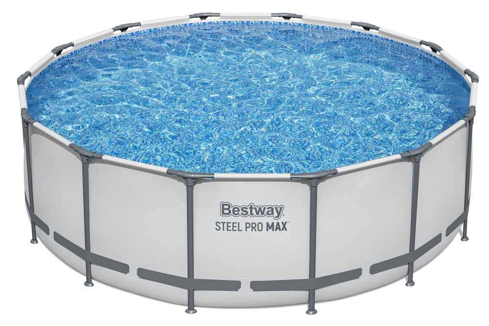 Karkasinis baseinas bestway steel pro 5612x, 427x122 cm, su filtru