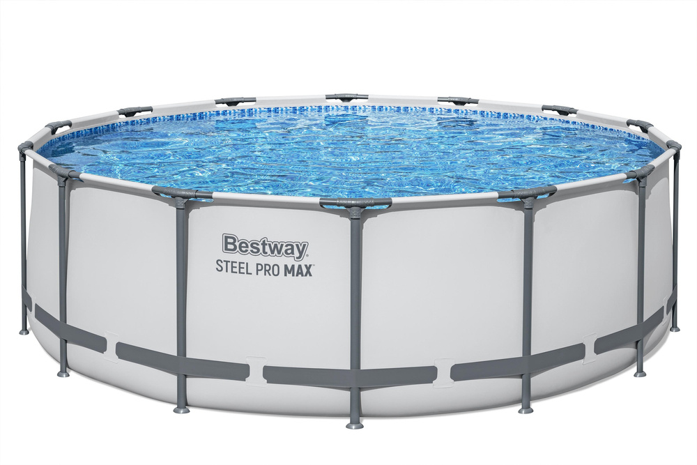 Karkasinis baseinas bestway steel pro 5612x, 427x122 cm, su filtru