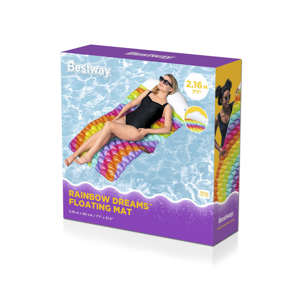 Pripučiamas čiužinys bestway 44107, 216 cm