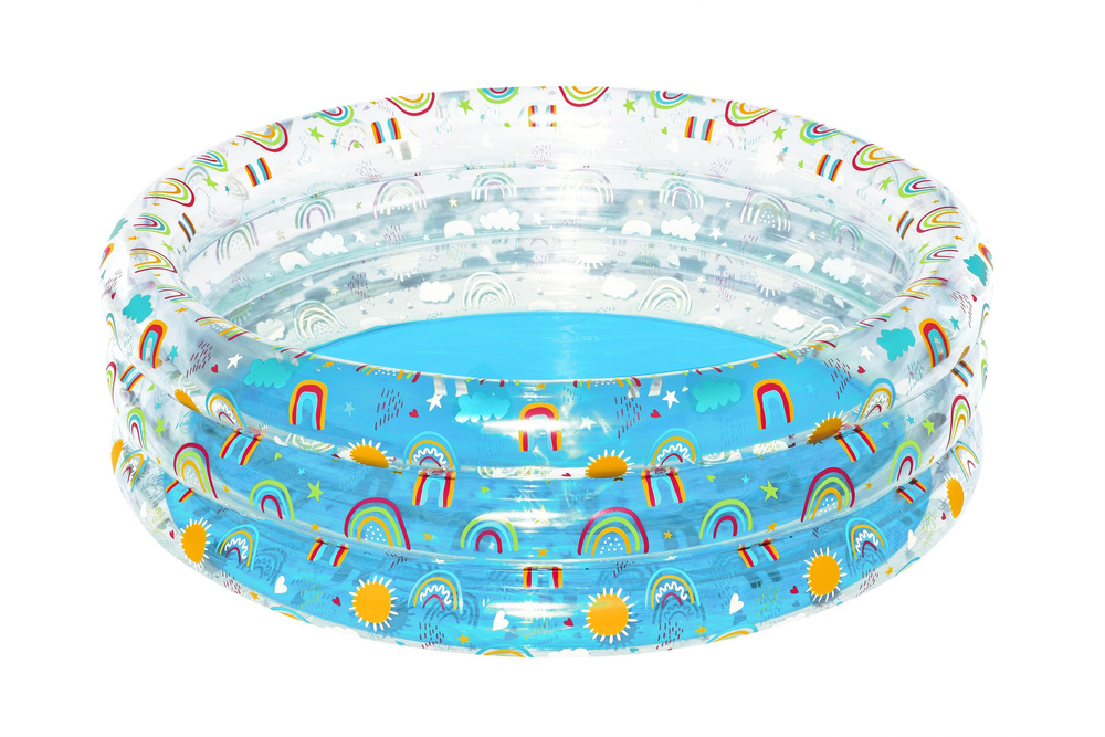 Baseinas pripučiamas spalvingas 150x53 cm 2