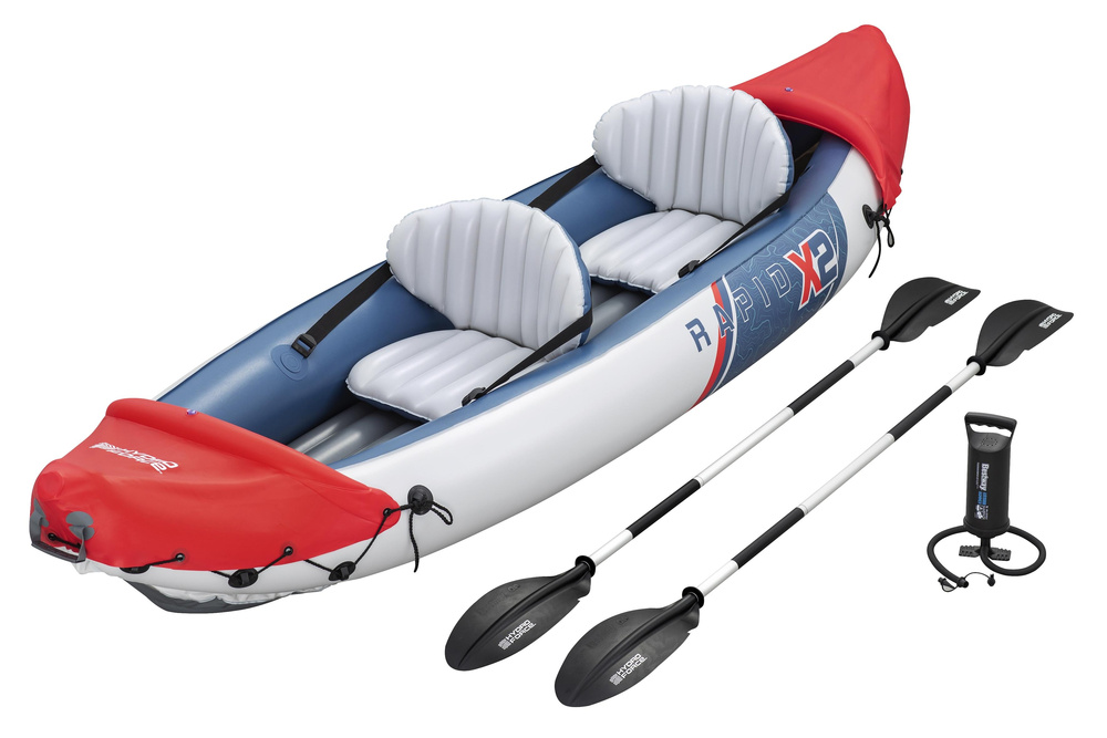 Pripučiama dvivietė baidarė bestway 321 x 88 cm