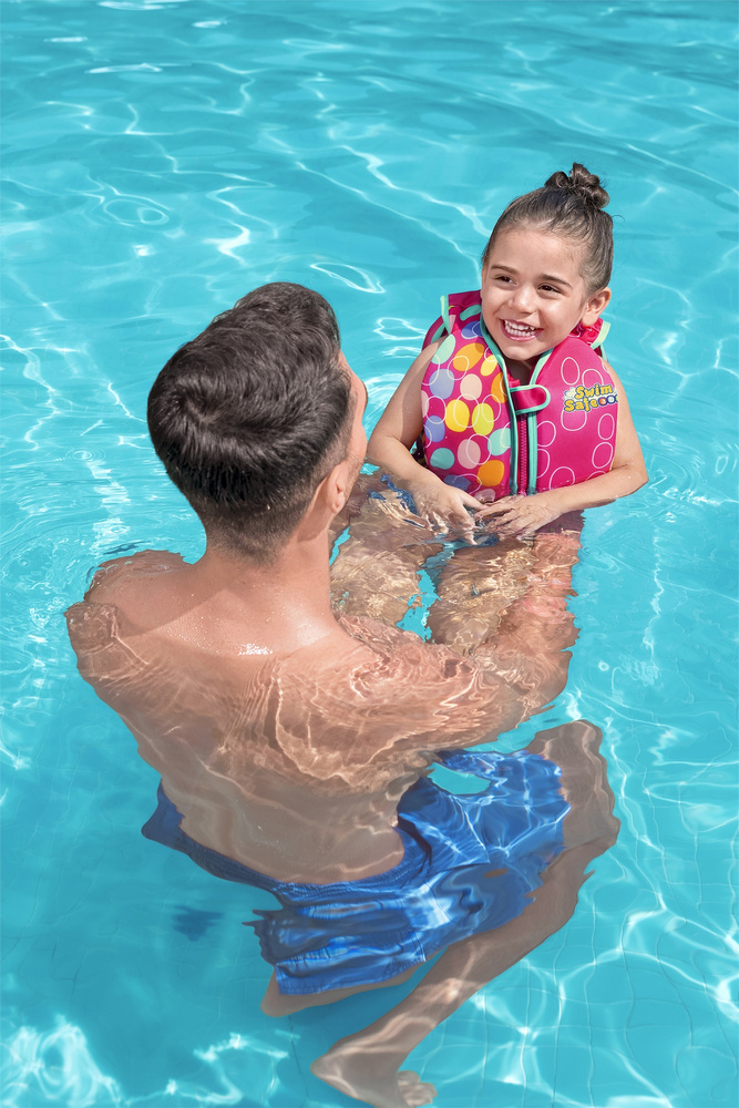 Pripučiamos plaukimo liemenės bigbuy fun aquastar swim safe, įvairių spalvų