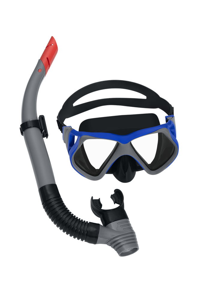 Nardymo rinkinys snorkel bestway, pilkas