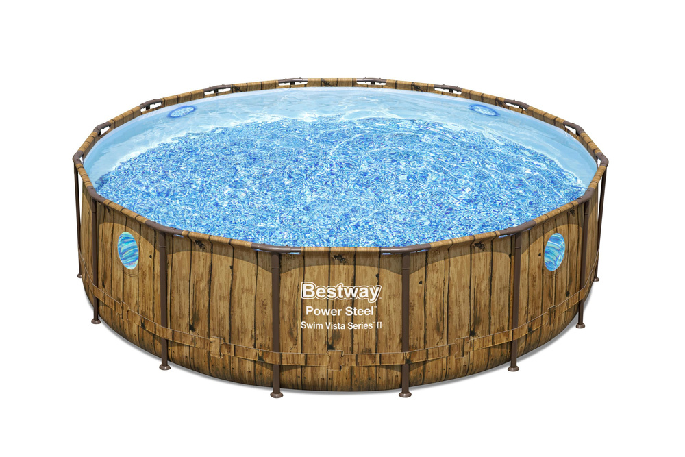 Sodo baseinas su rėmu 488 x 122 cm bestway 56725