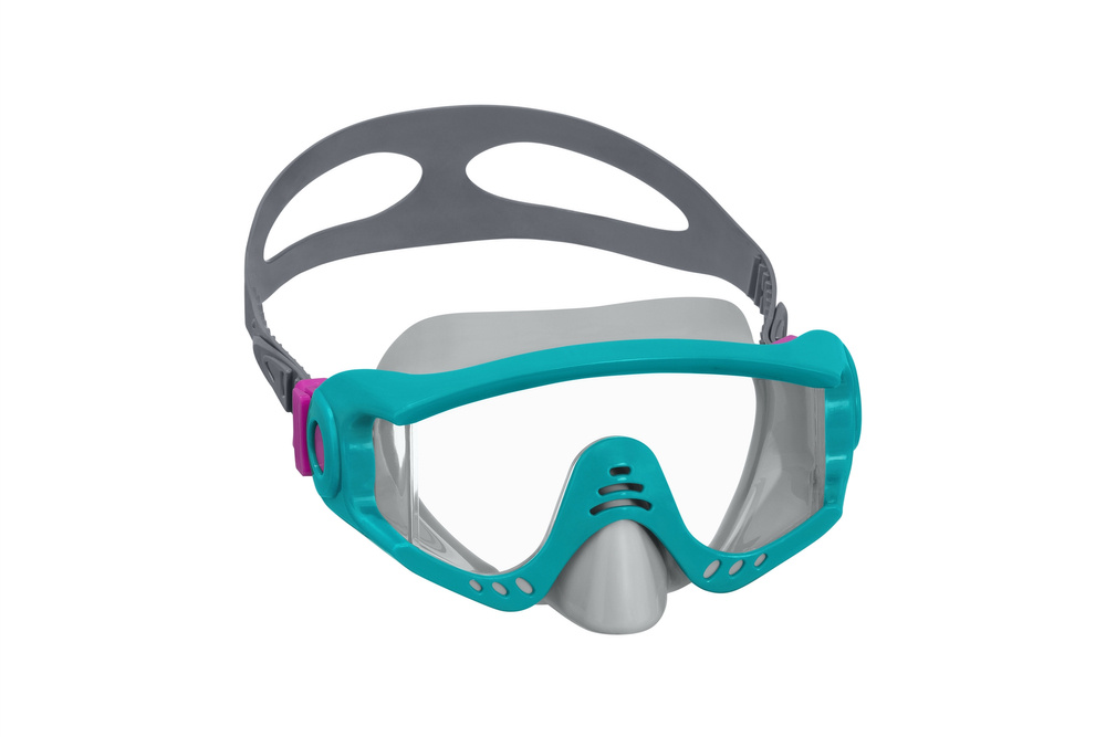 Nardymo kaukių komplektas bestway spark wave snorkel, 2 vnt, juodas/mėlynas