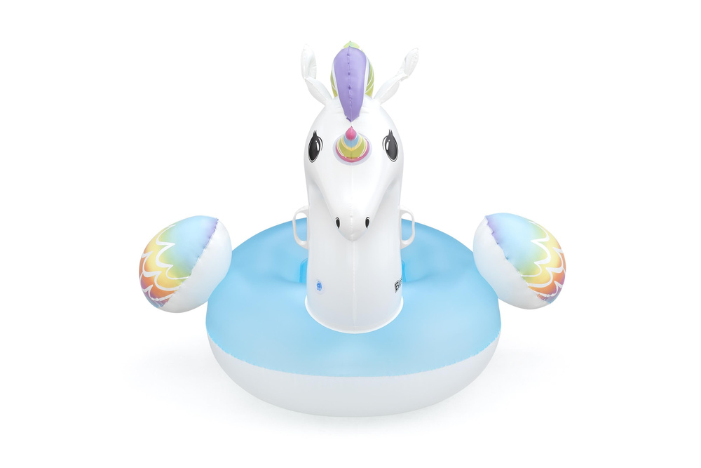 Pripučiamas plaustas bestway unicorn, 150x117x95 cm