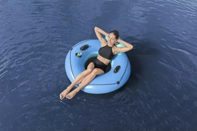 Pripučiamas ratas-gultas bestway luxury tube, 119 cm