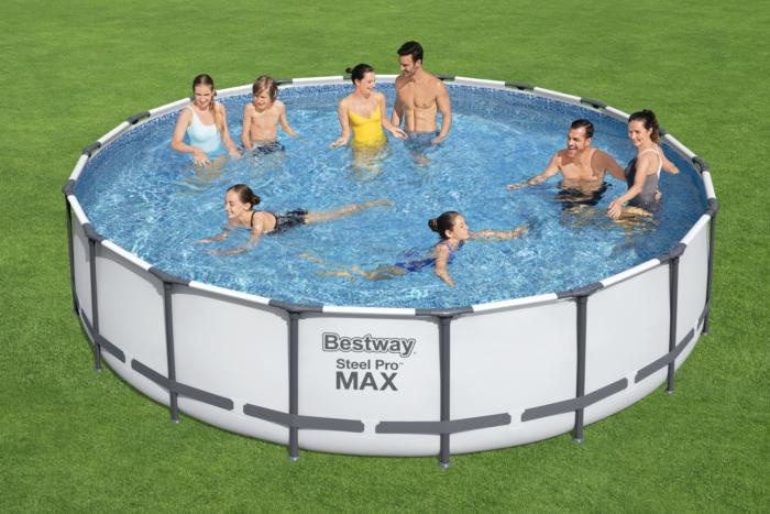 Karkasinis baseinas bestway steel pro max 549x122 cm, su filtru