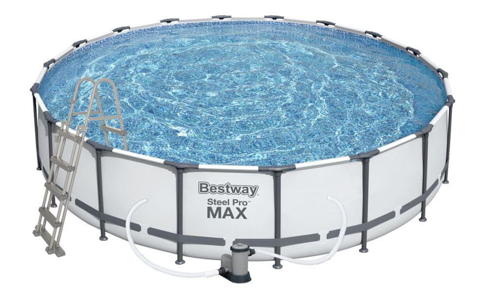Karkasinis baseinas bestway steel pro max 549x122 cm, su filtru