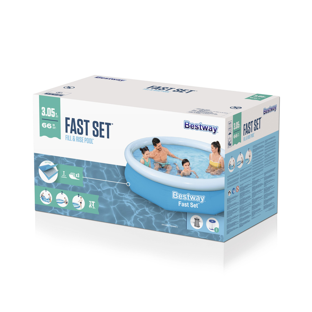 Surenkamas sodo baseinas bestway 305 x 66 cm