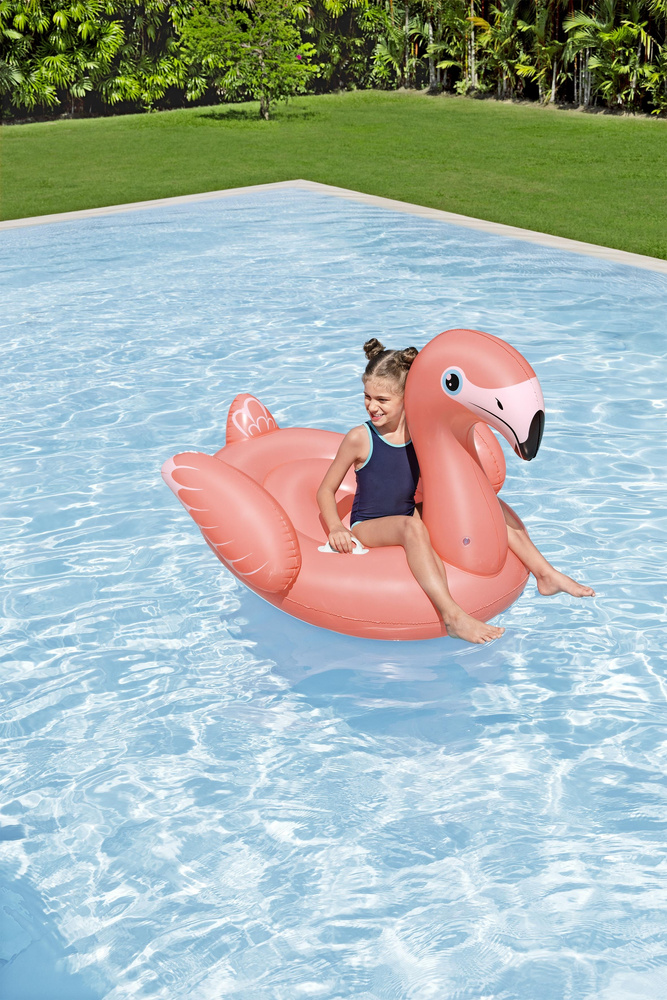 Pripučiamas flamingas bestway 138 x 107 cm