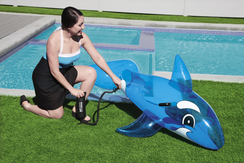 Pripučiamas žaislas bestway whale ride-on, 157x94 cm
