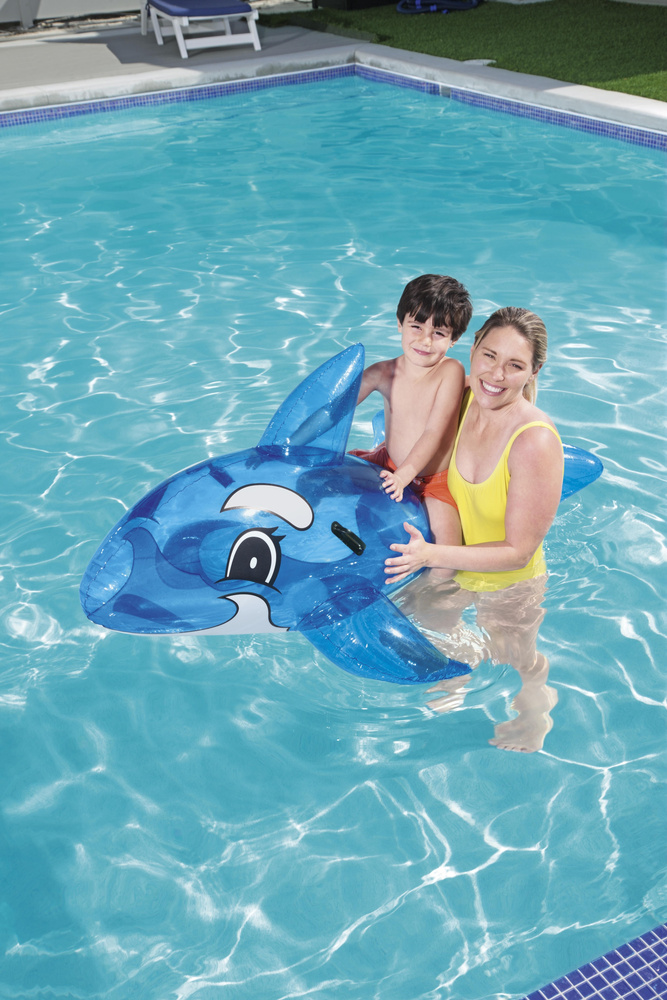 Pripučiamas žaislas bestway whale ride-on, 157x94 cm
