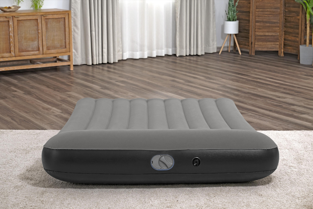 Pripučiamas čiužinys bestway 150 x 203 x 30 cm su usb pompa