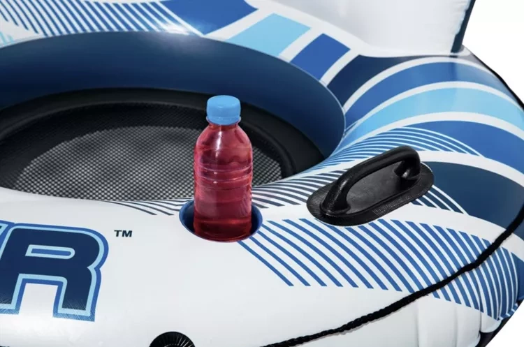 Pripučiamas plaukimo ratas bestway, 135 cm, baltas