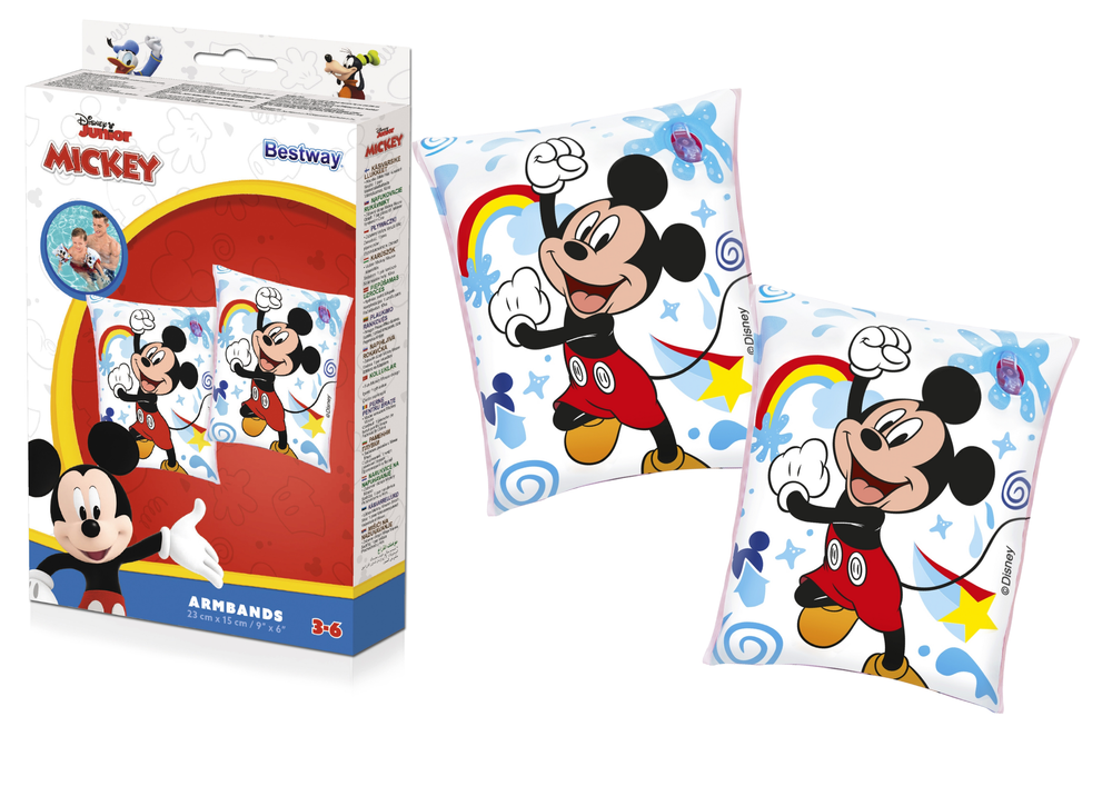 Paukimo rankovės bestway mickey mouse