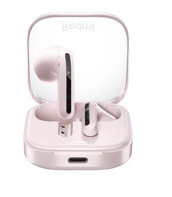 Belaidės ausinės xiaomi redmi buds 6. rožinės