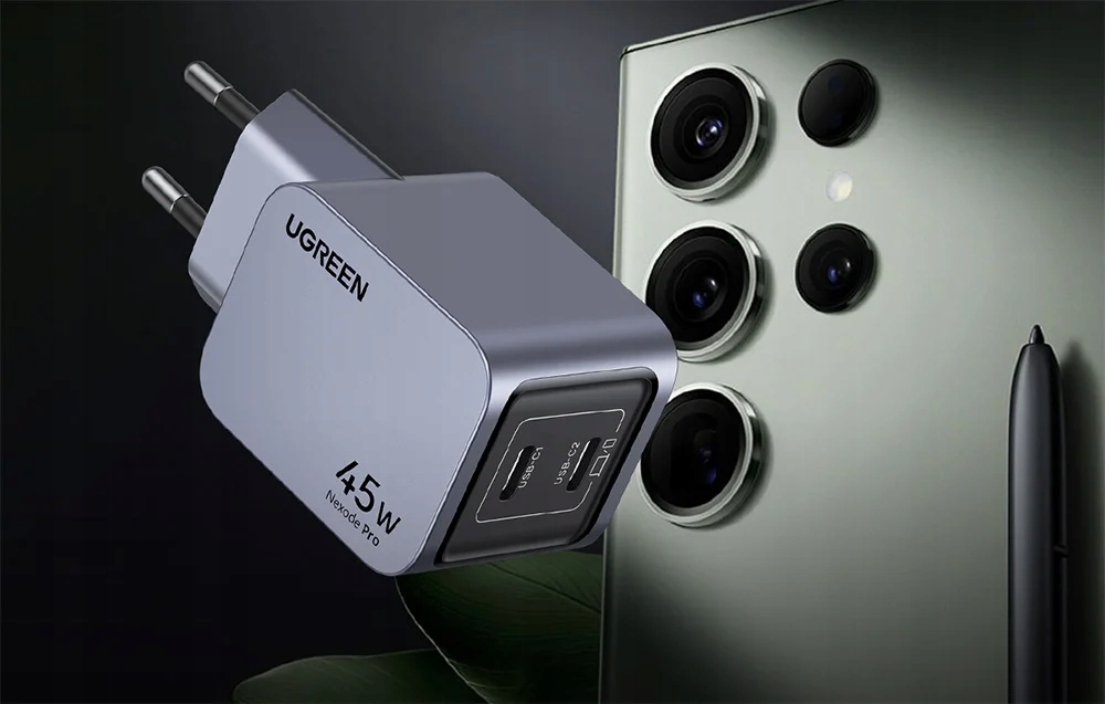 Adapteris UGREEN Nexode Pro 45W Dual USB-C Įkroviklis