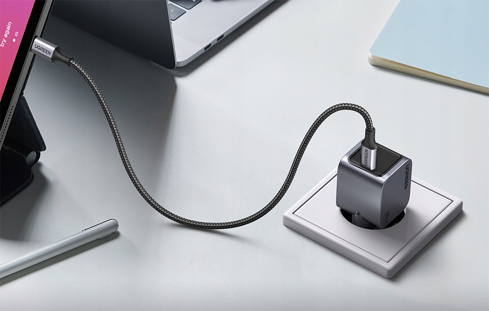 Adapteris Ugreen Nexode Pro 30W USB-C GaN Greito Įkrovimo Adapteris