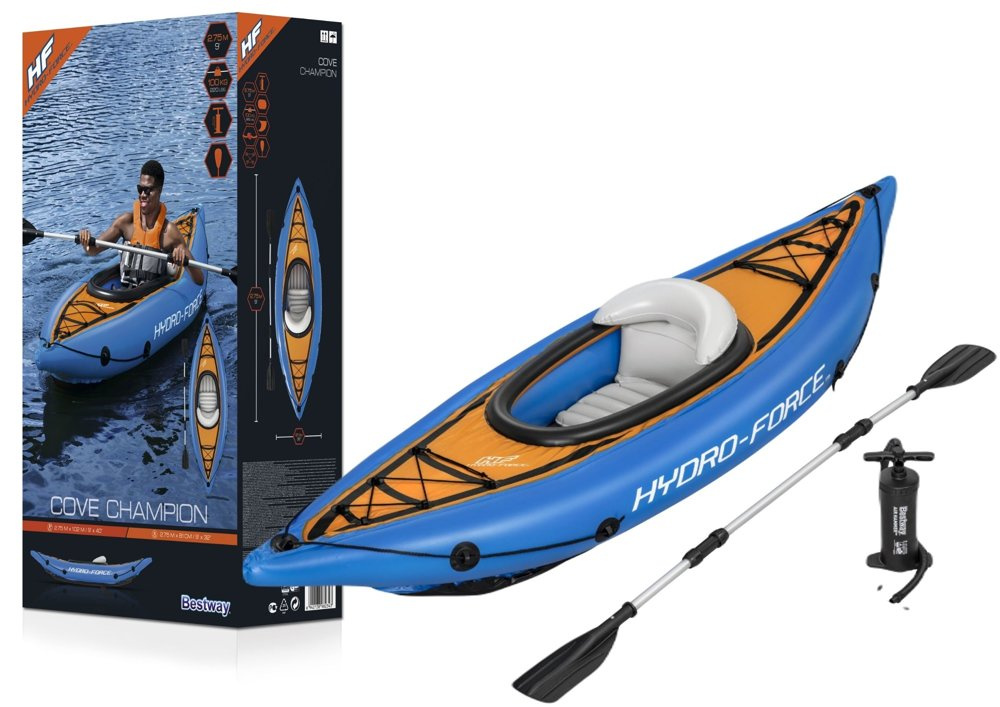 Pripučiama baidarė bestway hydro-force cove champion, 275x81 cm