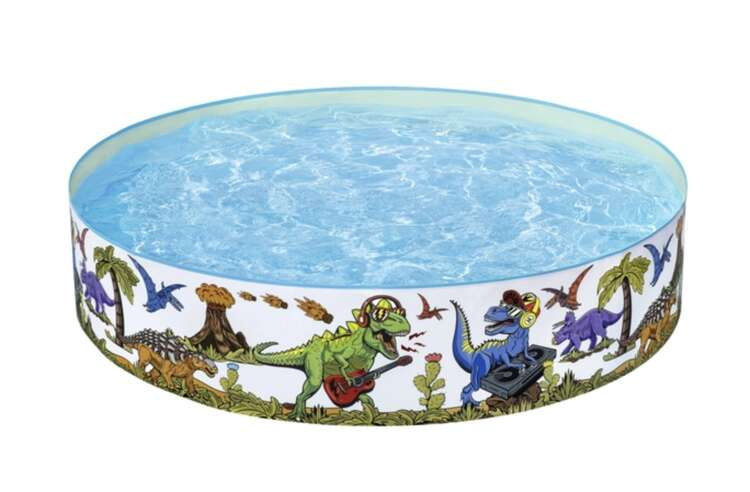 Ramstinis baseinas bestway fill 'n fun dinosaur, 183x38 cm