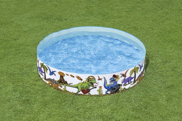 Ramstinis baseinas bestway fill 'n fun dinosaur, 183x38 cm