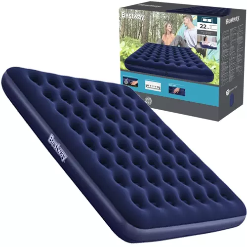 Dvivietis pripučiamas čiužinys 203x183x22cm bestway 67004