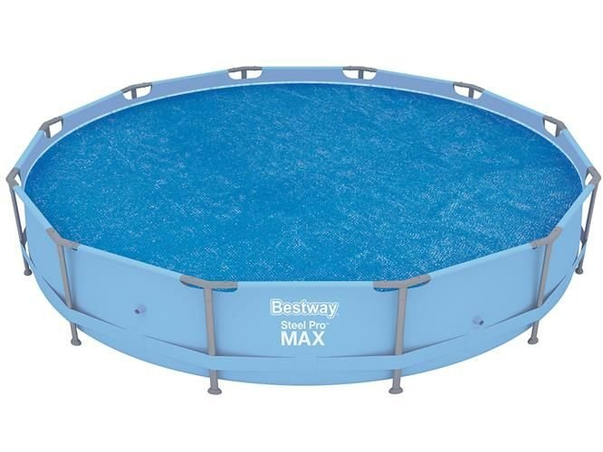 Baseino uždangalas bestway flowclear solar 366 cm