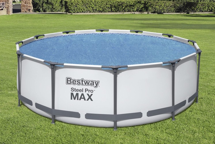 Baseino uždangalas bestway flowclear solar 366 cm