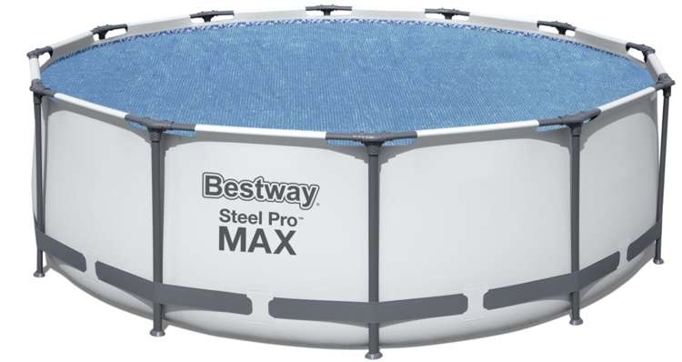 Baseino uždangalas bestway flowclear solar 366 cm