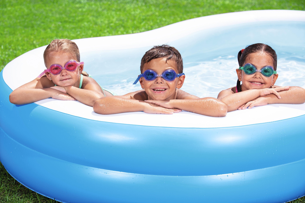 Pripučiamas baseinas bestway lagoon family, 262x157x46 cm