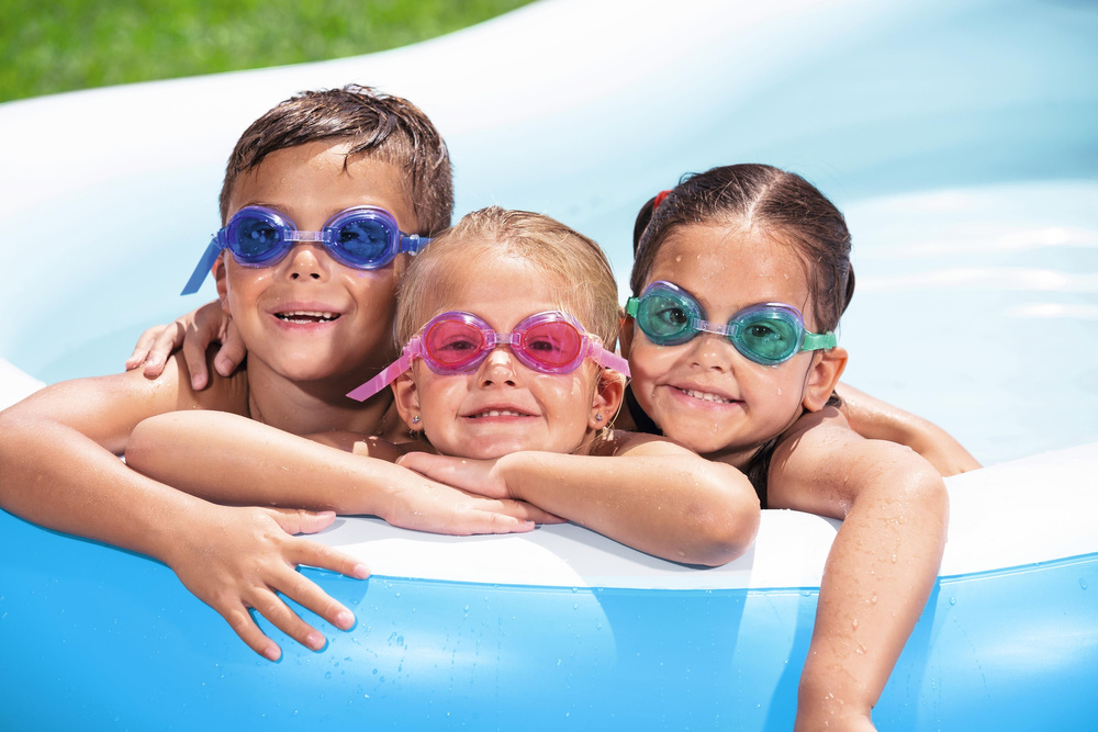 Pripučiamas baseinas bestway lagoon family, 262x157x46 cm