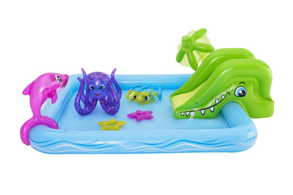 Pripučiama žaidimo aikštele bestway fantastic aquarium, 239x206x86 cm