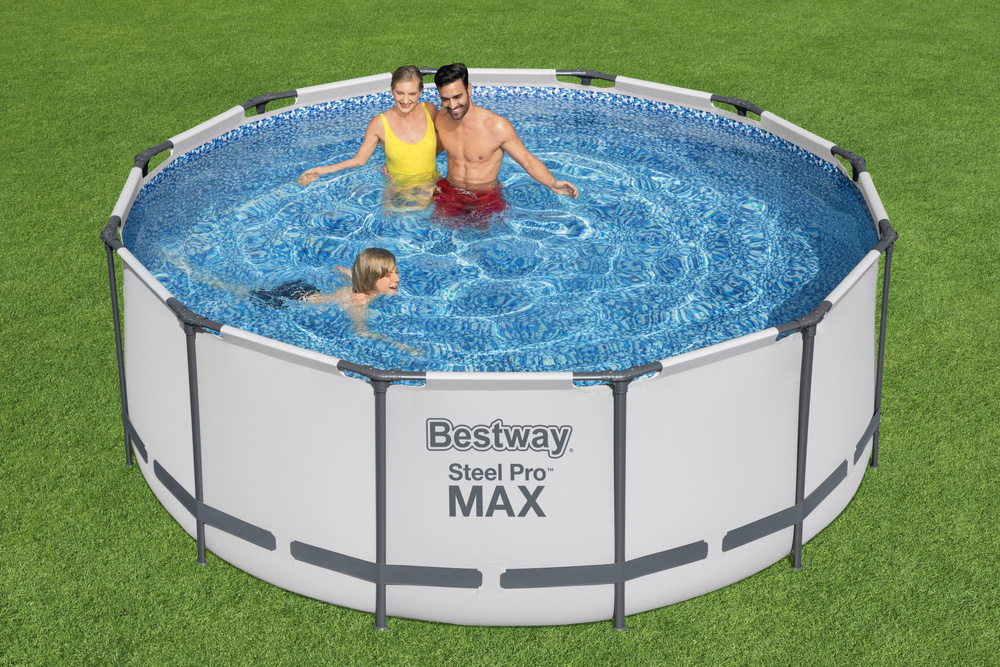 Karkasinis baseinas bestway steel pro max 366x122 cm, su filtru