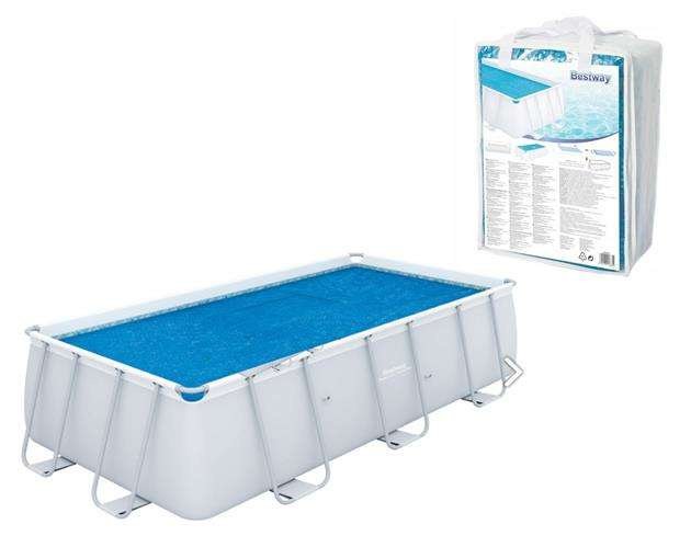 Baseino uždangalas bestway flowclear solar 404/412x201 cm