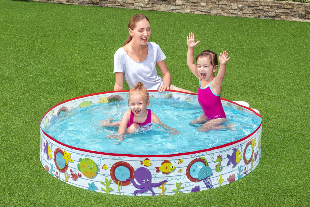 Ramstinis baseinas bestway fill 'n fun, 152x25 cm