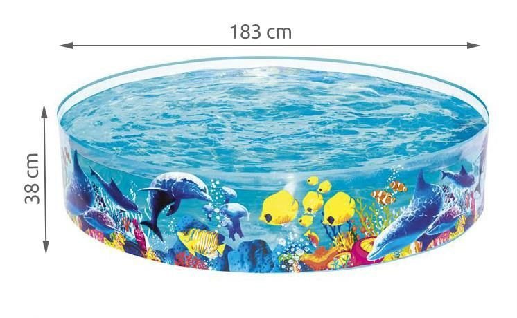 Ramstinis baseinas bestway fill 'n fun odyssey, 183x38 cm