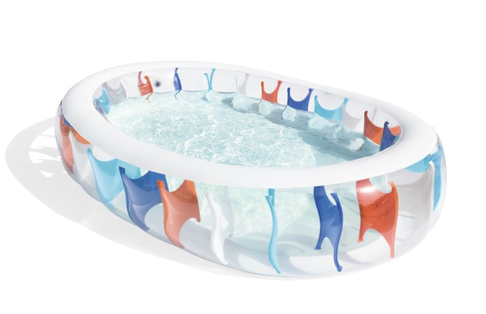 Pripučiamas baseinas bestway elliptic, 229x152x51 cm